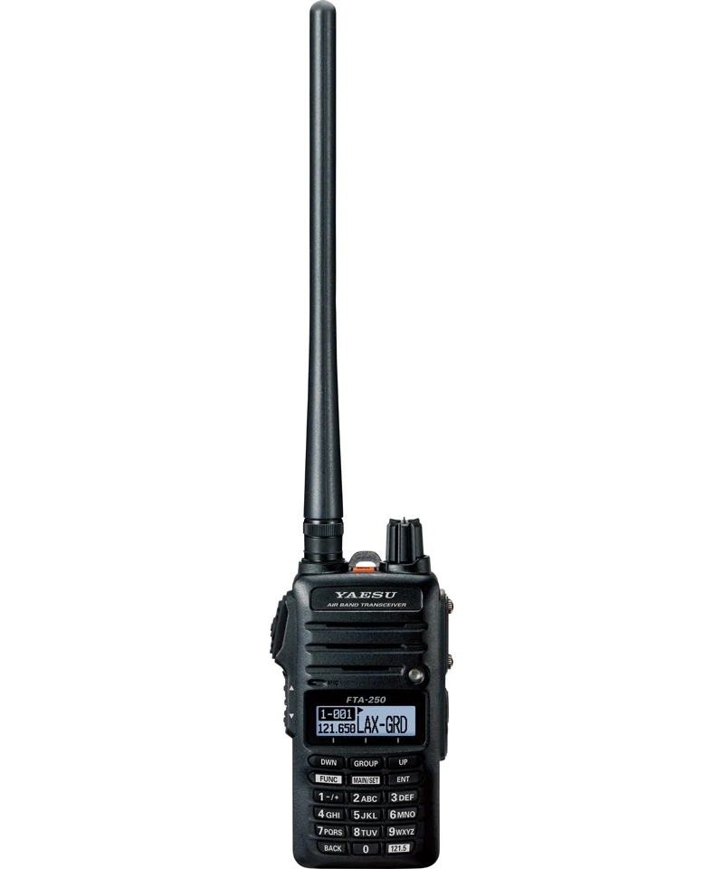Yaesu FTA-250L Handheld Radio - 8.33 / 25 KHz Channel Pitch