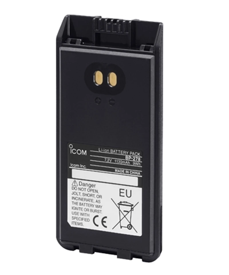 ICOM Li-Ion battery (BP-278), 7.2 V, 1,190 mAh (typ.) - for IC-A16 series