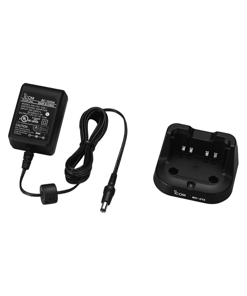 ICOM Fast Charger (BC-213) incl. Power Supply (BC-123SE) - for IC-A16 Series