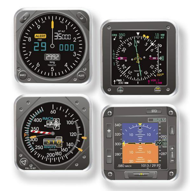 DESSOUS VERRE INSTRUMENT VINTAGE LOT DE 4