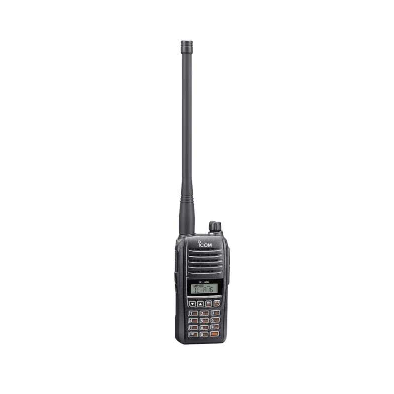 ICOM Aircraft Radio Handheld Radio IC-A16E (42) Lite - 8.33 & 25 kHz Pitch, COM Channels